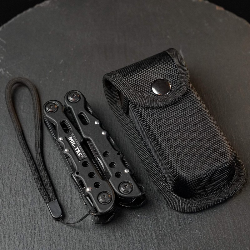 MILTEC Multifunction Tool | 15 Essential Tools, Stainless Steel Folding