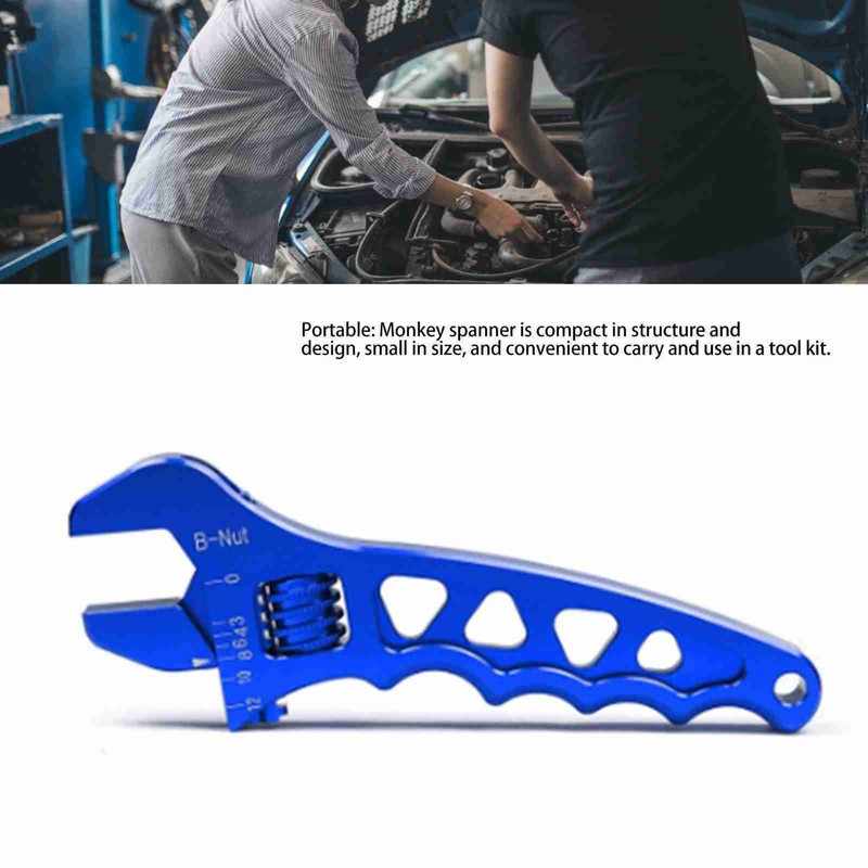 Adjustment Wrench Smoother Rotation Rustproof Lightweight Monkey Spanner for Home