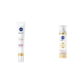 NIVEA Cellular Luminous630 Anti-Manchas Contorno De Ojos Anti-Ojeras (15 ml), Enriquecido + Cellular LUMINOUS630 Anti-manchas Fluido Facial Aclarador 