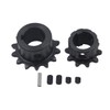 Jackshaft Sprockets with UCFL204 Pillow Block Bearings Go Kart Minibike