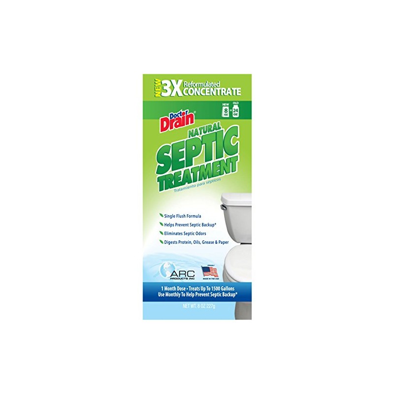 Doctor Drain Natural Septic Treatment, 6 Count