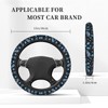 Sea Turtle Steering Wheel Cover for Women Elastic Rubber Steering