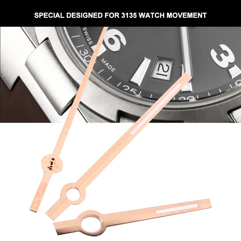 Luminous Men Watch Hour Minute Second Hands Watch Needles Fit