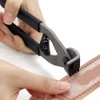 17cm Leather Hole Punch, Handheld Carbon Steel Leather Silent Pliers,