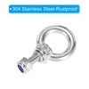 PATIKIL M4 x 10mm Lifting Shoulder Eye Bolts Set of