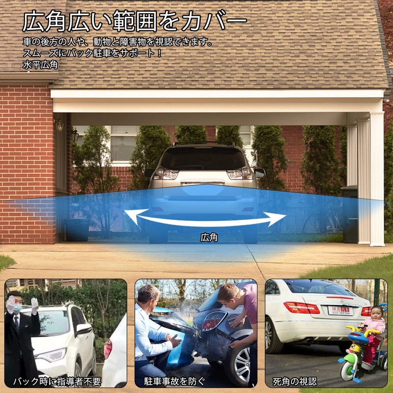 Camera for Rear Camera, Waterproof, 170 Degrees, Charge-Coupled Device (CCD)