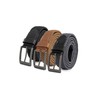 Redbridge Elastic Braided Belt Set of 3 with Metal Clasp