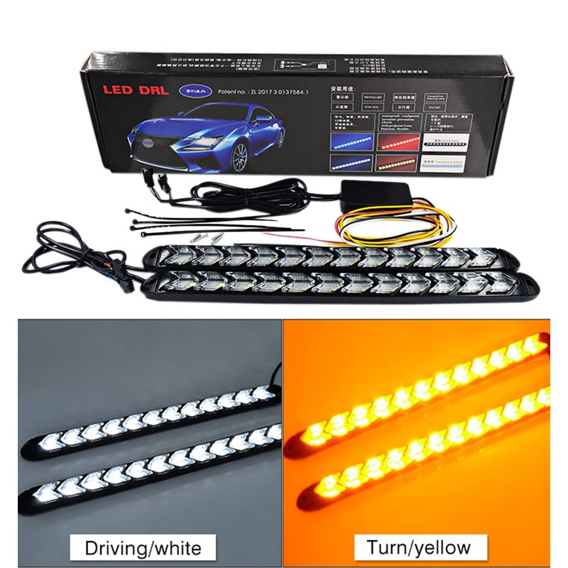 SOCAL-LED 2 tiras de conmutación LED DRL de flecha de