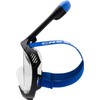 CRESSI Unisex Adult Java Full Face Snorkel Mask, Black/Blue, L/XL