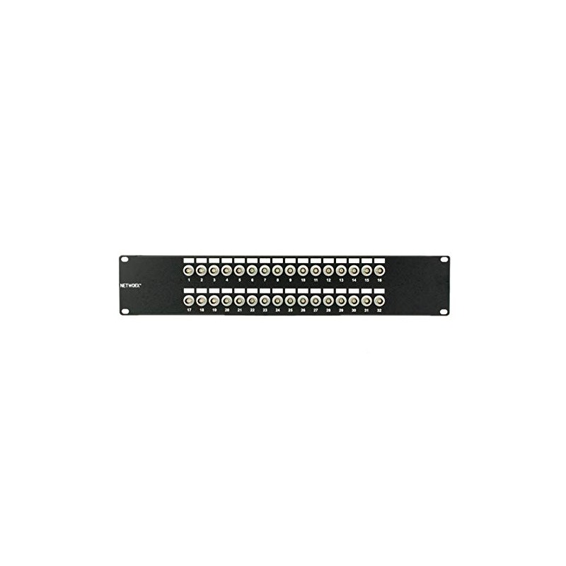 Networx® Coaxial Patch Panels (32 Port, Isolated BNC)