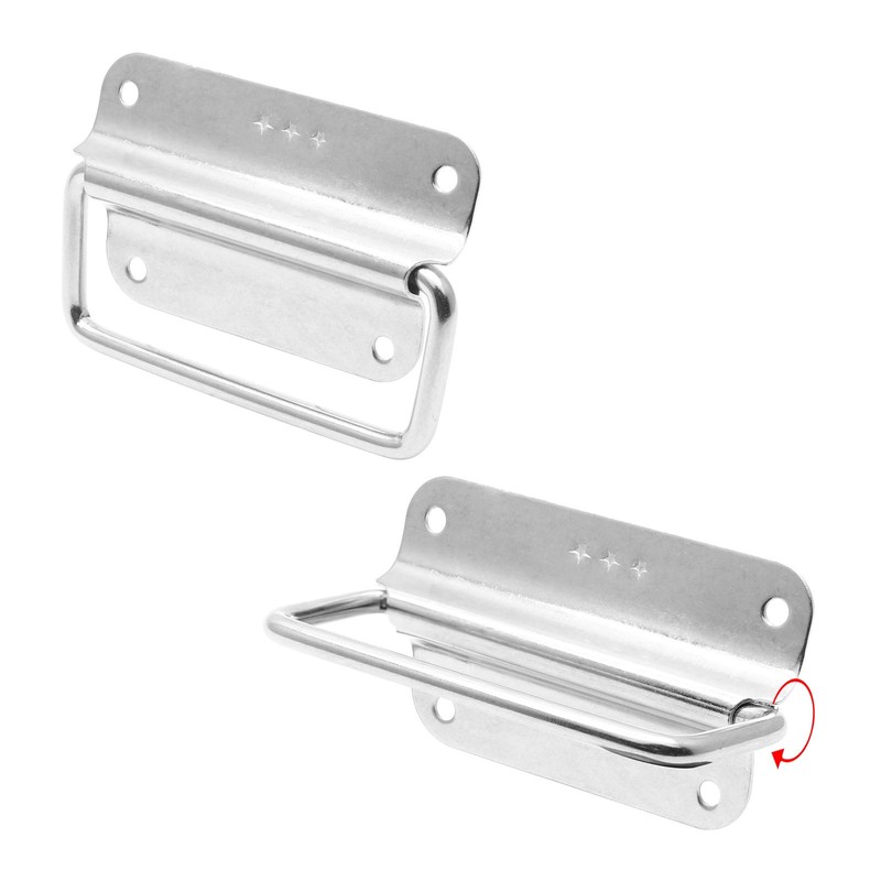 Jiozermi 4 Pcs Chest Handles, 3 Inch Pull Handles with