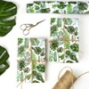 WRAPAHOLIC Monstera Wrapping Paper Sheet - 6 Sheets Monstera Leaf