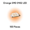 LED SMD 0402 Orange Pack of 100