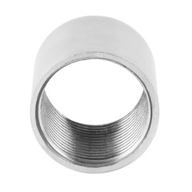 Metaland Stainless Steel Pipe Coupling, 3/8"Female x 3/8" Female Thread Cast Pipe Fitting (Pack of 2)