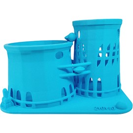 ZYDYID Cooling Tower Shaped Pen Holder | Desk Organizer with Cellphone Stand for Office & Home (Blue)