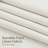 YoungsTex Linen 100% Blackout Curtains for Bedroom 72 Inches Length,