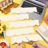 Fullhawl 65.6 Ft White Linen Bulletin Board Border, Classroom Scalloped