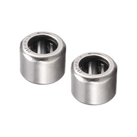 Kozelo 2pcs HF0608 Needle Roller Bearing 6mm x 10mm x 8mm One Way Clutch Bearing Transfer Chrome Steel Roller