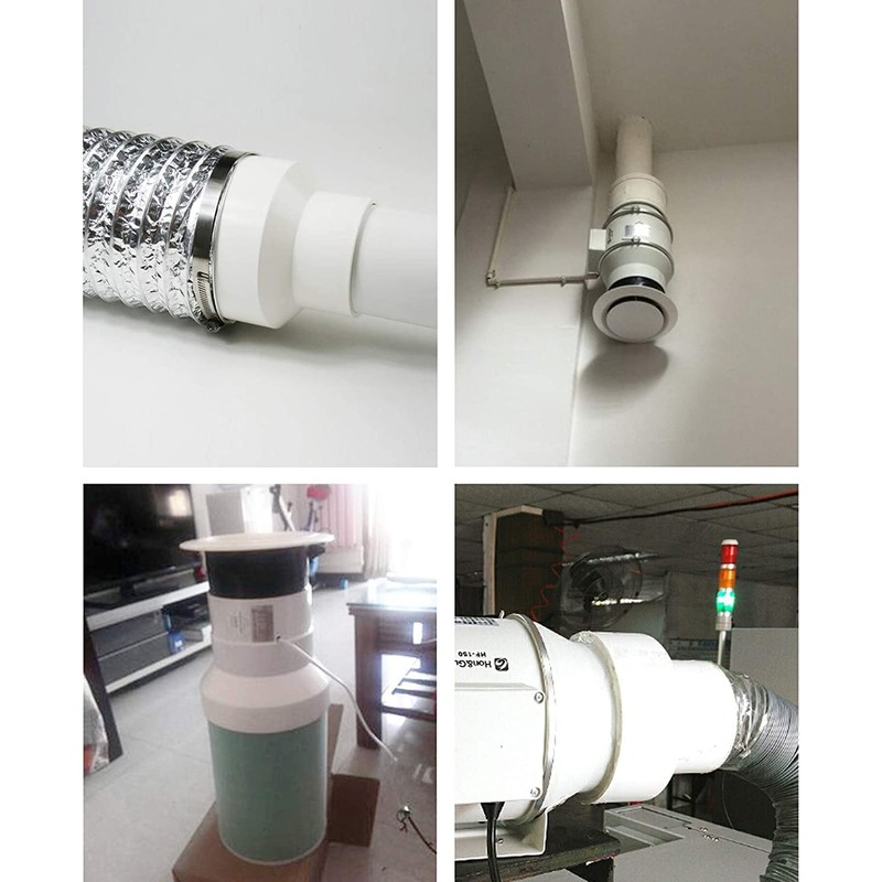 EVERMARKET Duct Reducer 6 to 4 inch Duct Adapter HAVC