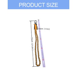 KGDUYC Paracord Keyring - Long Leather Neck Lanyard Long Wrist Paracord Lanyard Key Paracord Bracelets Key Chain for Keys ID Cards