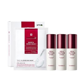 Centellian 24 [Headquarters Directly Managed] [Loma/Whitening Stick] Madeca Mela Capture Stick*3 + Derma Mask Pack 10 sheets / 센텔리안24 [본사직영][기미/미백 스틱] 마데카 멜라캡처스틱*3개+더마마스크팩 10매
