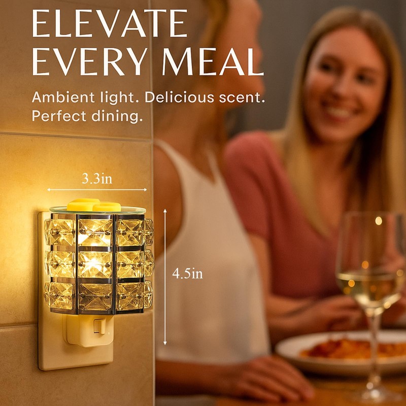 MeplLivs Warmers Pluggable Fragrance Warmer- Decorative Plug-in for Warming Scented