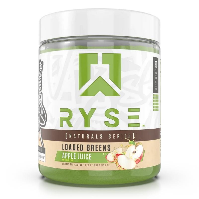 Ryse [Naturals Series] Loaded Greens 30 Servings - Flavor: Orange