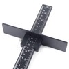 Drilling Position Ruler Woodworking,Inches and Centimeters,Adjustable Jig Position Tool,Drilling Alignment