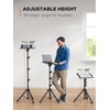 AMADA HOMEFURNISHING Foldable Projector Tripod, Multipurpose Laptop Stand with Removable
