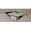 COVERGIRL Womens Covergirl Eyeglasses CG0394-01 Black White Rectangle Half Rim