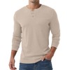 Sailwind Men's Henley Shirts Long Sleeve Casual Classic T-Shirts Button