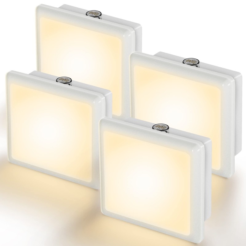 JandCase Night Light, 4 Pack Night Lights Plug into Wall