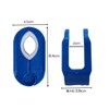 Nishida Clothesline Stopper, Blue, 1.8 x 3.3 x 1.3 inches