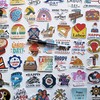 Generic 50Pcs Funny Labor Day Sticker Labor Union Decals Cute