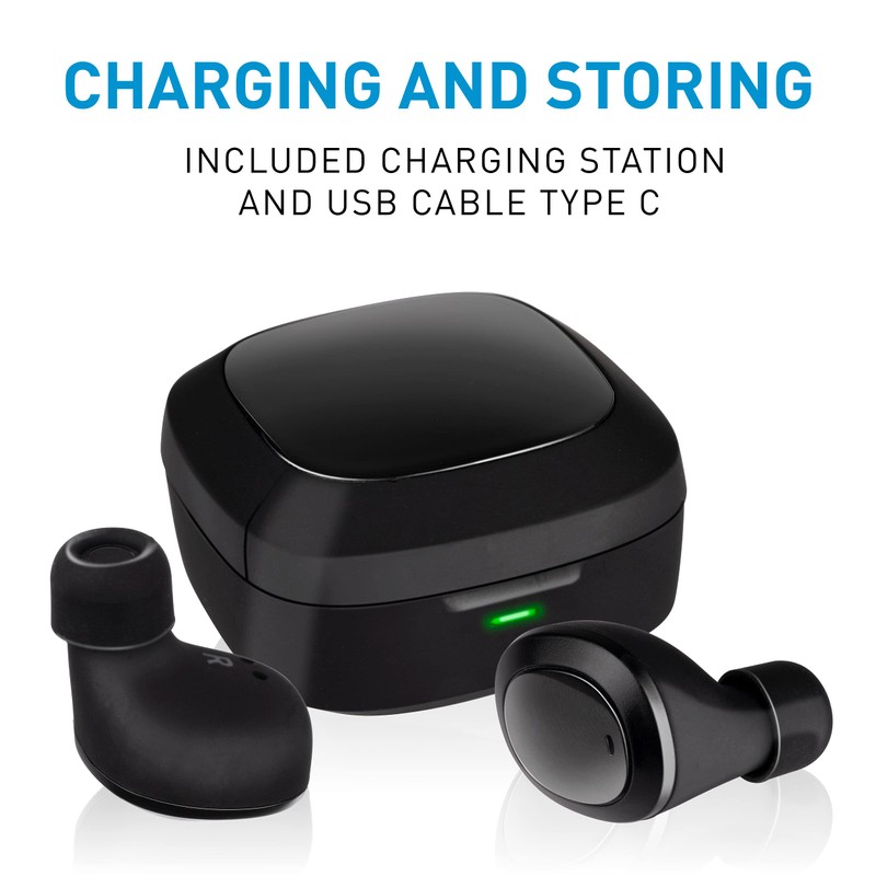 Grundig True Wireless Bluetooth Kopfhörer - 5 Stunden Spielzeit -