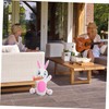 MERRYHAPY Giant Inflatable Easter Bunny Statue for Yard Decorations Easy