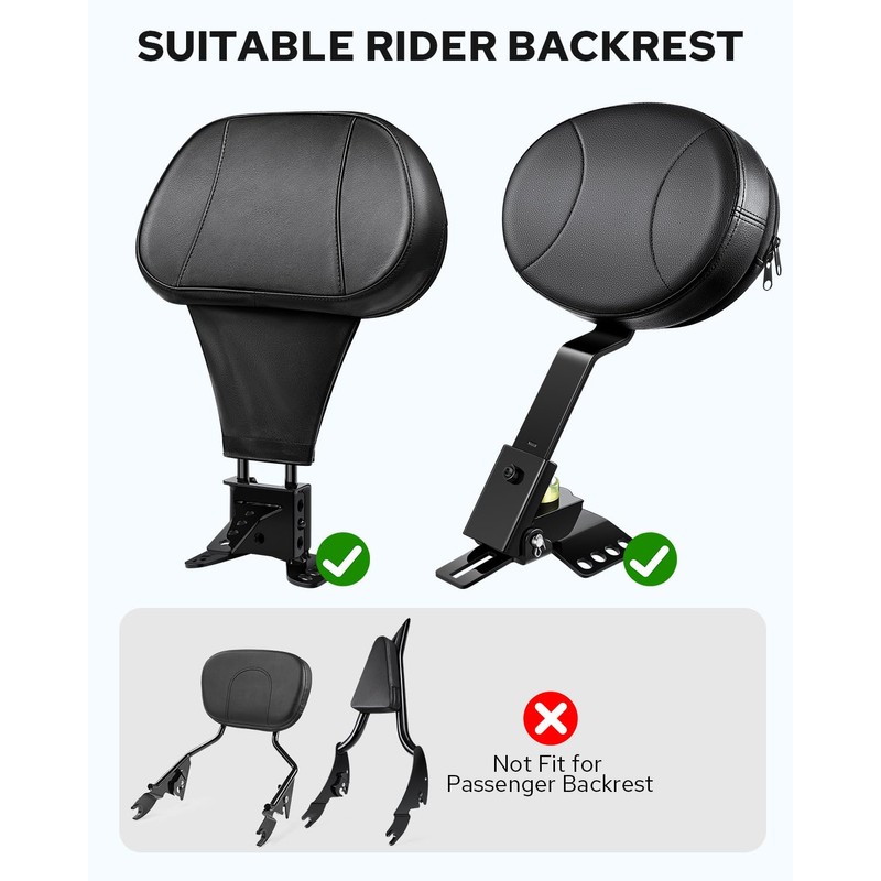 Benlari Rider Driver Backrest Bag, Driver Backrest Storage Bag, Rider