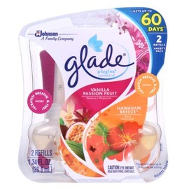 Glade PlugIns Scented Oil Refills Vanilla Passion Fruit (Pack of 10)