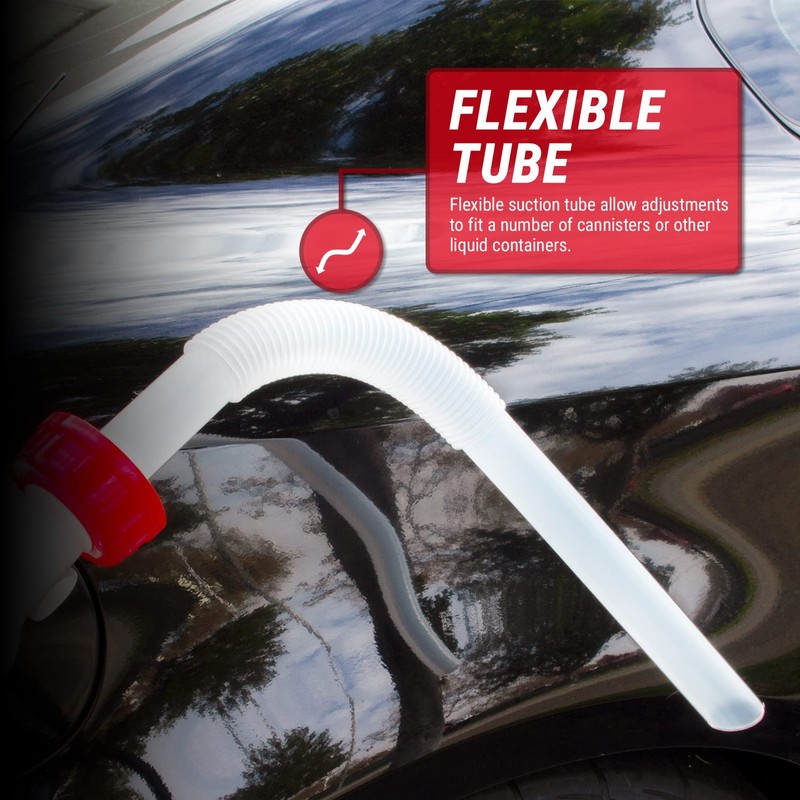 TERA PUMP TRM20 Manual Fuel Transfer Pump w/Bendable Intake hose