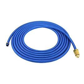 SÜA - Water Hose for 20 Series Water-Cooled TIG Torches - 12.5 Feet - Super Flex Blue Braided - Model 45V07-R