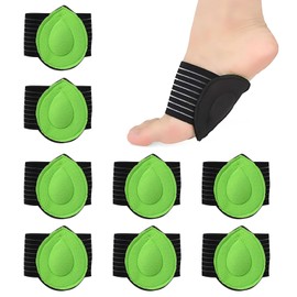8 Piezas Arco Plantar Apoyo Arco Cojines del Pie, Plantillas para Fascitis Plantar, Alivian el Dolor de Pies y el Colapso del Arco, Adecuadas para Fascitis Plantar y Pies Planos
