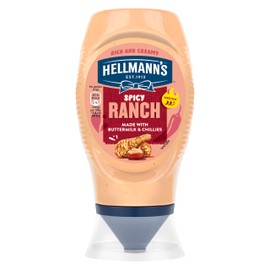Hellmann's Spicy Ranch Sauce made with buttermilk & chillies add a fiery kick to any dish 245 g