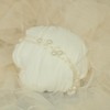 ORRAPHTSTU Newborn Photography Props,Baby Pearl Headband,Photoshoots Posing Hair Tieback (Cream)