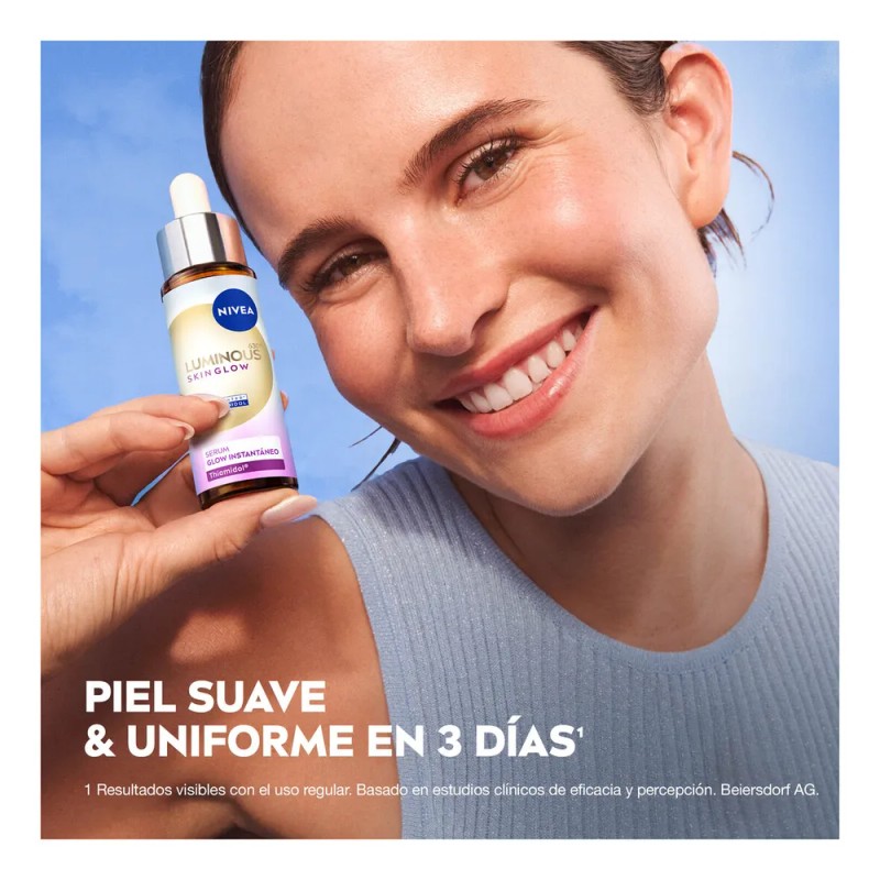 Nivea Serum Skin Glow Instantáneo 30ml Todo Tipo De Piel