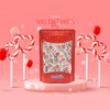 Fruidles Valentine's Red Lips Tattoo Lollipop Sucker, 2 Pounds, White