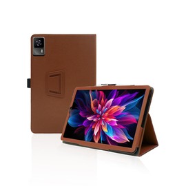 for Headwolf fPad7 pro Android 8.4 inch Tablet Case,Folding Stand Protective Cover with Pencil Holder and Wrist Strap,Full Protection, Premium PU, Scratch Resistant(Brown)