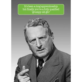 Fully Qualified Grumpy Old Git - Birthday Card For Him - Greetings Card