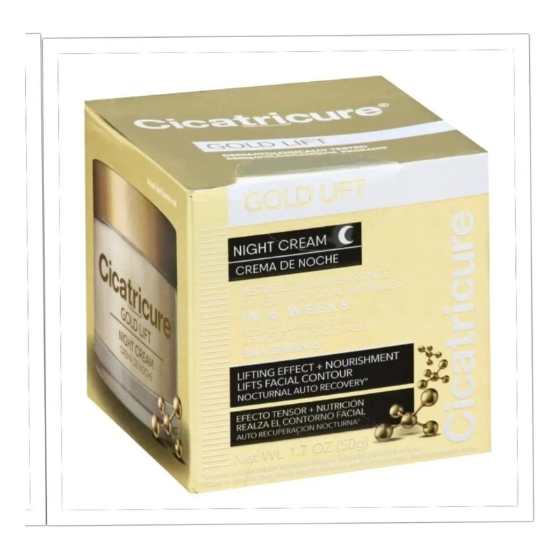 Cicatricure Crema Facial Gold Lift Día Noche FPS 30 con