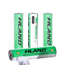 SPYONG USB Rechargeable AA Batteries, Lithium Ion 3450mWh 1.5v Rechargeable Batteries with 4-in-1 USB-C Charging Cable, Over 1500 Cycles, Charges 40 Minutes, LED Charge Indicator, 4-Pack