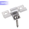 YINETTECH Pack of 100 Decking Hidden Spacer Fastener Board Clip